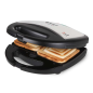 Orbegozo SW 7250 Machine à Sandwich Multifonction 2 en 1 - Plaques Interchangeables - Antiadhésives - Protection contre la Surch
