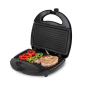 Orbegozo SW 7250 Machine à Sandwich Multifonction 2 en 1 - Plaques Interchangeables - Antiadhésives - Protection contre la Surch