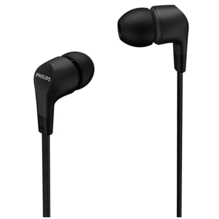 Écouteurs intra-auriculaires filaires Philips - Prise jack 3,5 mm - Microphone intégré - 3 paires d'embouts en silicone - Isolat