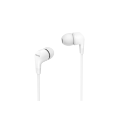 Écouteurs intra-auriculaires filaires Philips - Prise jack 3,5 mm - Microphone intégré - 3 paires d'embouts en silicone - Isolat