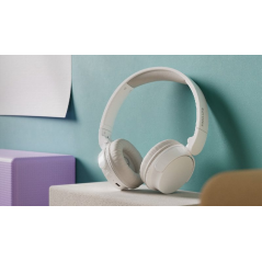 Casque sans fil supra-auriculaire Philips TAH3209 - Bluetooth 5.3 - 25 h d'autonomie - Microphone antibruit - Pliable et léger a