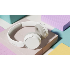 Casque sans fil supra-auriculaire Philips TAH3209 - Bluetooth 5.3 - 25 h d'autonomie - Microphone antibruit - Pliable et léger a