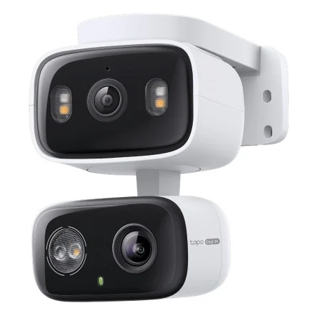 TP-Link Tapo C246D Camara de Seguridad Exterior - 2K QHD - 2 Lentes - WiFi - Resolucion 3Mpx - Vision Nocturna - Audio Bidirecci