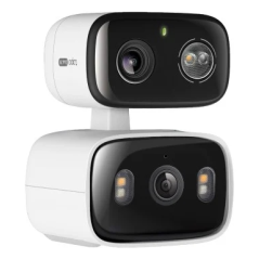 TP-Link Tapo C246D Camara de Seguridad Exterior - 2K QHD - 2 Lentes - WiFi - Resolucion 3Mpx - Vision Nocturna - Audio Bidirecci