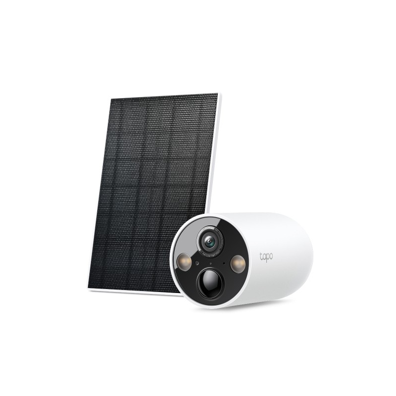 TP-Link Tapo C425 KIT Camara de Seguridad - 2K QHD - Deteccion con IA - Bateria 10Ah - Luz LED - Panel Solar - Vision Nocturna -