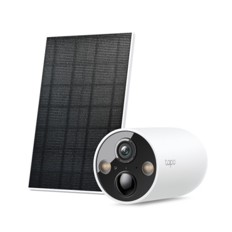 TP-Link Tapo C425 KIT Camara de Seguridad - 2K QHD - Deteccion con IA - Bateria 10Ah - Luz LED - Panel Solar - Vision Nocturna -