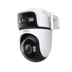TP-Link Tapo C545D Camara de Seguridad Exterior - 2K QHD - 2 Lentes - IP66 - WiFi - Ethernet - Resolucion 3Mpx - Vision Nocturna