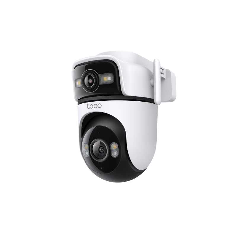 TP-Link Tapo C545D Camara de Seguridad Exterior - 2K QHD - 2 Lentes - IP66 - WiFi - Ethernet - Resolucion 3Mpx - Vision Nocturna