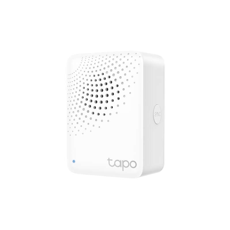 TP-Link Tapo H100 Smart Hub - Jusqu'à 64 appareils - Alarme et sonnette intelligentes - Faible consommation