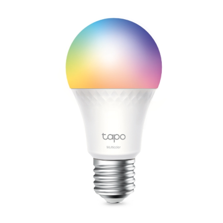 TP-Link Tapo L535E Bombilla Inteligente RGB - Intensidad Regulable - Formato A60 - Casquillo E27 - WiFi - Temporizador - Compati