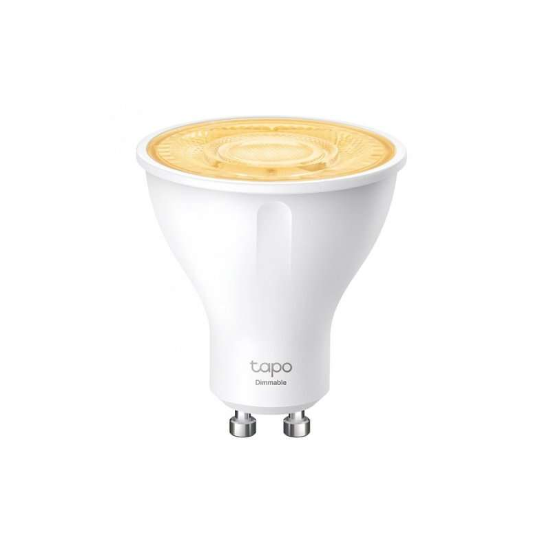 TP-Link Ampoule Connectée Wi-Fi Dimmable GU10 350lm - Lumière Chaude 2700K - Commande Vocale - Télécommande - Economie d'Energie