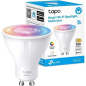 TP-Link Tapo L630 Ampoule Connectée RGB Wi-Fi Dimmable GU10 350lm - Commande Vocale - Télécommande - Economie d'Energie