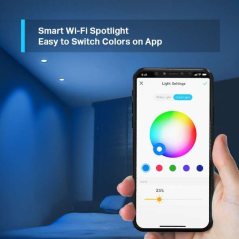 TP-Link Tapo L630 Ampoule Connectée RGB Wi-Fi Dimmable GU10 350lm - Commande Vocale - Télécommande - Economie d'Energie