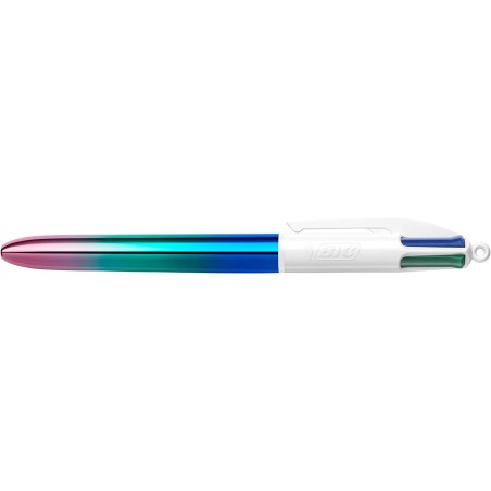 stylo Bic dégradé violet bleu