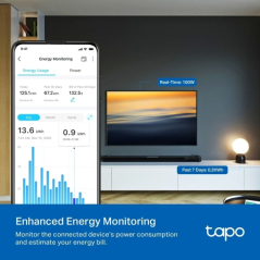 TP-Link Tapo P110 Pack de 2 Enchufes Inteligentes - WiFi - Autoapagado - Monitorizacion de Energia y Gasto - Modo Ausente - Cont