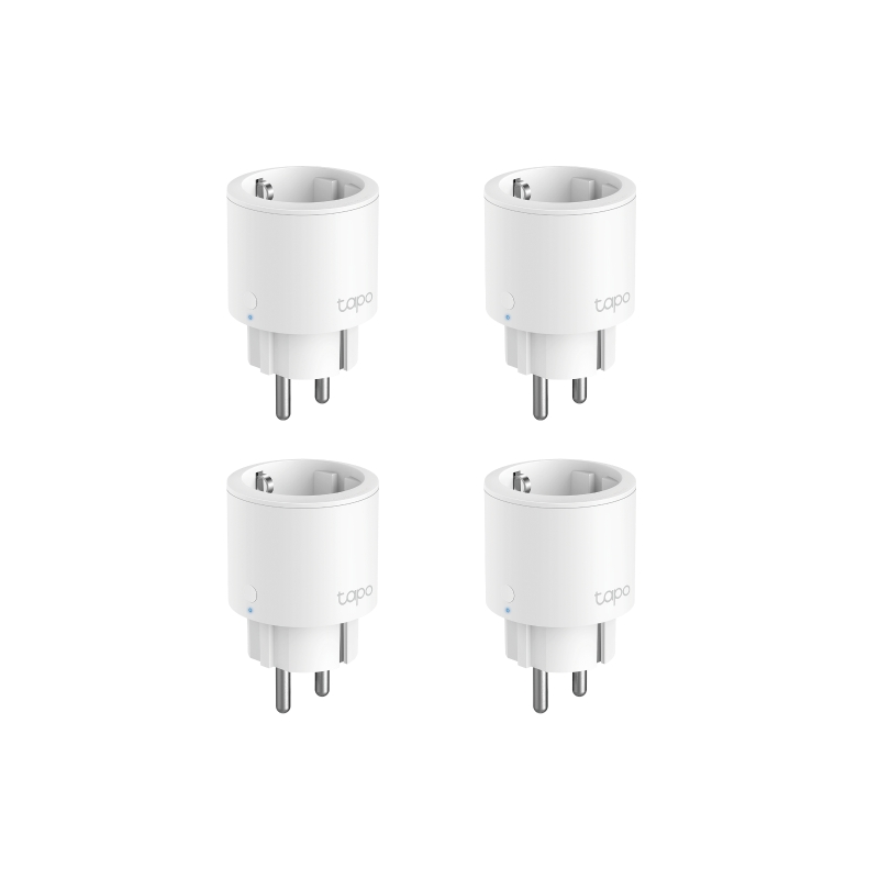 TP-Link Tapo P115 Pack de 4 Enchufes Inteligentes - WiFi - Temporizador - Monitorizacion de Energia y Gasto - Modo Ausente - Con