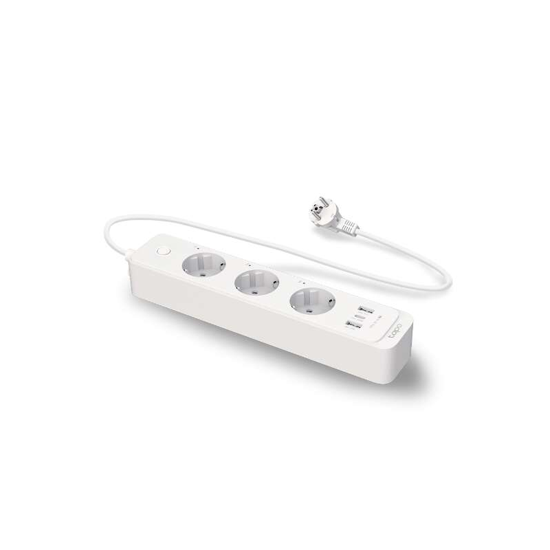 TP-Link Tapo P300 WiFi Smart Power Strip - 3 Prises et 2 Ports USB 3.0 - Charge Rapide 18W - Commande Vocale - Câble 1,50m