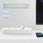 TP-Link Tapo P300 WiFi Smart Power Strip - 3 Prises et 2 Ports USB 3.0 - Charge Rapide 18W - Commande Vocale - Câble 1,50m