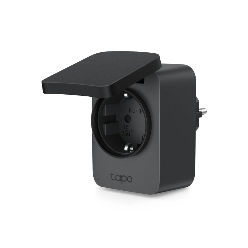 TP-Link Tapo P410M Enchufe Inteligente para Exterior - WiFi - IP54 - Monitoreo de Sistemas de Produccion Solar - Proteccion cont
