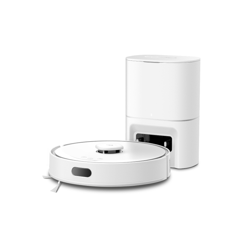 TP-Link Tapo RV30 Max Plus White Robot Aspirador con Friegasuelos - Bluetooth - Base de Autovaciado con Bolsa de 3l - Mapeo Prec