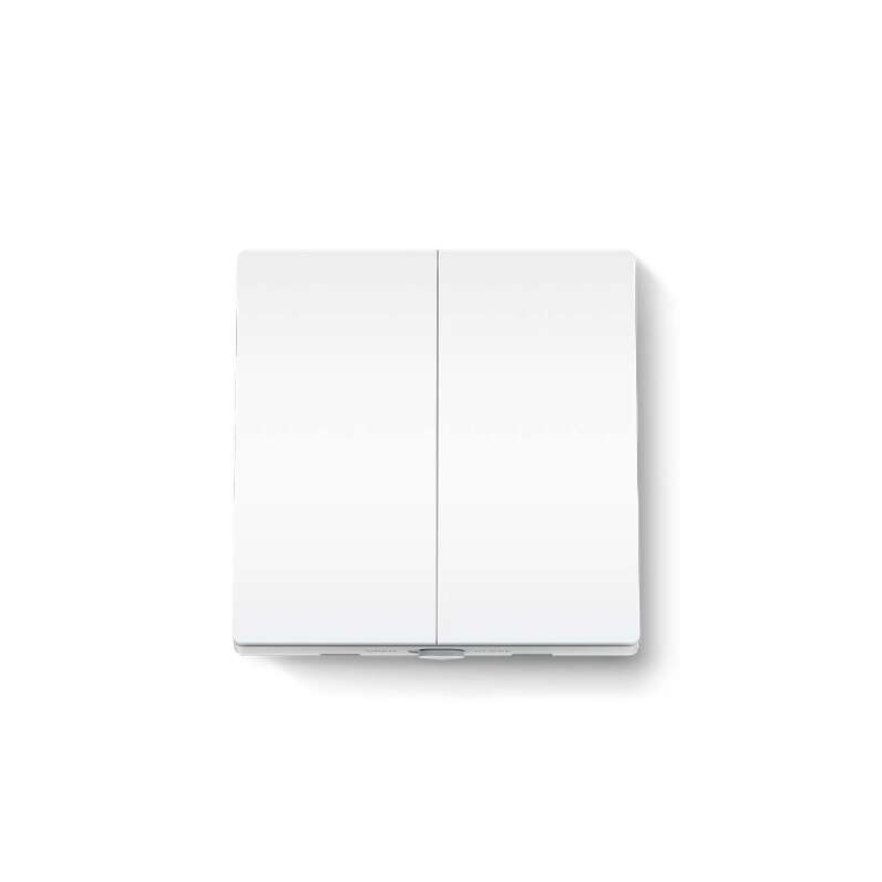 TP-Link Tapo S220 Interrupteur d'éclairage intelligent double WiFi - Contrôle par application - Commande vocale - Horaire progra