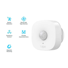 Capteur de mouvement intelligent Tapo T100 de TP-Link - Angle de détection de 120º - Notifications instantanées - Configuration