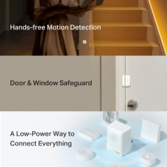 TP-Link Tapo T30 KIT Pack de Sensores Inteligentes - Hub Concentrador - Sensor de Movimiento - Detector de Apertura - Incluye Ac