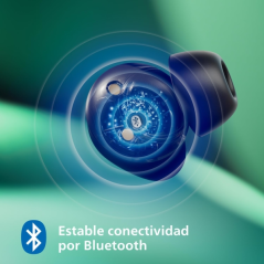 Écouteurs intra-auriculaires sans fil Philips - Bluetooth 5.3 - Autonomie jusqu'à 18 h - TWS - IPX4 - Microphone intégré - Conne