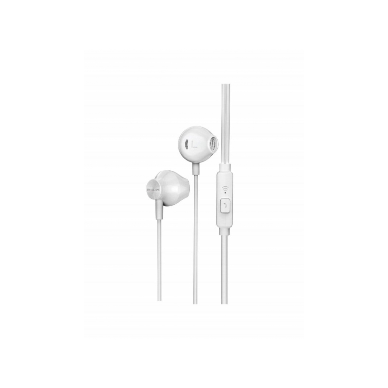 Écouteurs intra-auriculaires Philips TAUE101 avec microphone - Basses profondes - Haut-parleurs de 14,2 mm avec aimant néodyme -