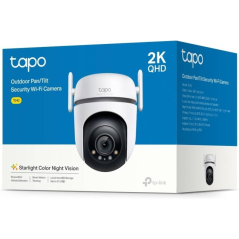 TP-Link Tapo TC42 Camara de Seguridad Exterior - 2K QHD - Deteccion con IA - WiFi - RJ45 - IP66 - Resolucion de 4Mpx - Vision No