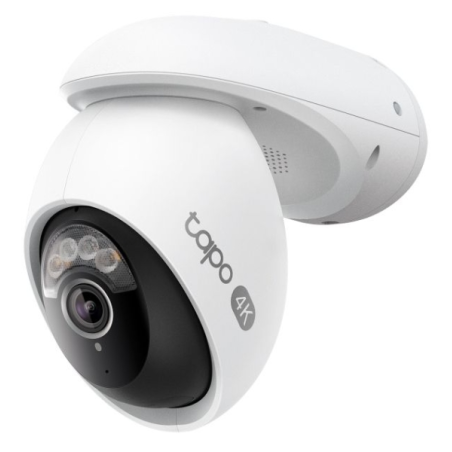 TP-Link Tapo TC46 Camara de Seguridad para Exterior - IP66 - WiFi - Ethernet - Resolucion de 8Mpx - Vision Nocturna - Audio Bidi