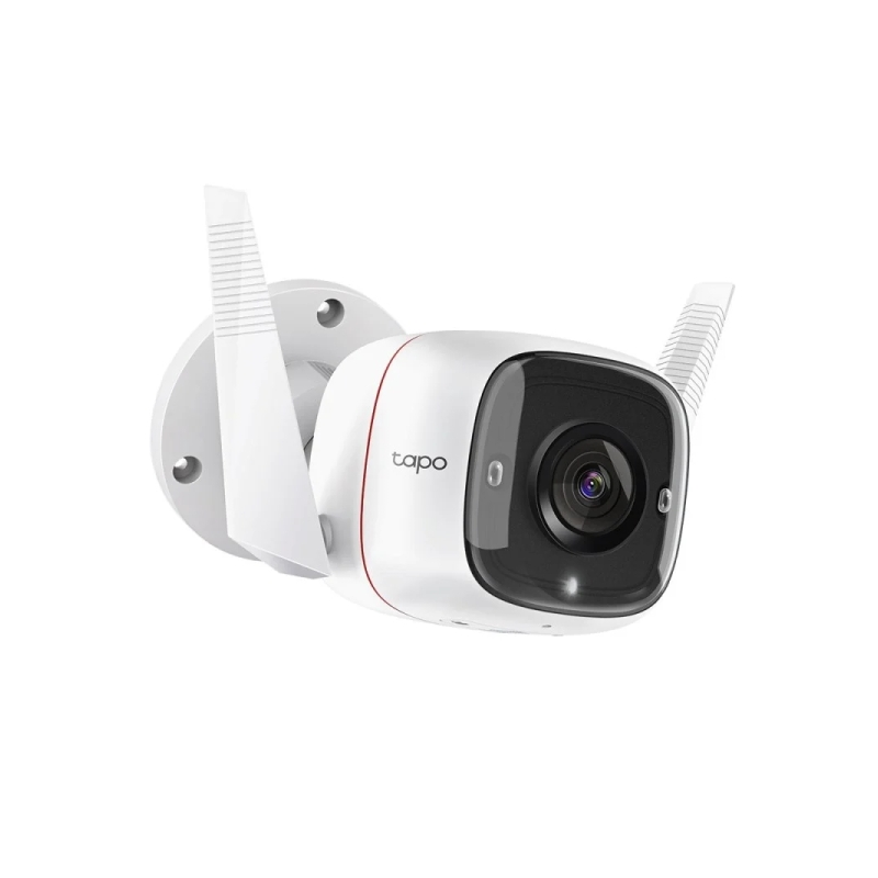 TP-Link Tapo TC65 Caméra de sécurité WiFi extérieure 2K+3MP - Vision nocturne - Détection de mouvement - Alarme lumineuse et son
