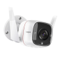 TP-Link Tapo TC65 Caméra de sécurité WiFi extérieure 2K+3MP - Vision nocturne - Détection de mouvement - Alarme lumineuse et son