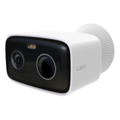 TP-Link Tapo TC80 Camara de Seguridad para Exterior - IP65 - WiFi - Ethernet - Resolucion de 2Mpx - Vision Nocturna - Color Blan
