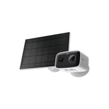 TP-Link Tapo TC80 KIT Camara de Seguridad para Exterior - Panel Solar - Incluye Accesorios - WiFi - Ethernet - Resolucion de 2Mp