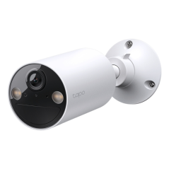 TP-Link Tapo TC82 Camara de Seguridad - Bateria 6400mAh - IP65 - WiFi - Vision Nocturna - Resolucion de 3Mpx - Color Blanco y Ne