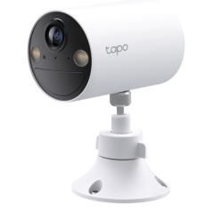 TP-Link Tapo TC82 Camara de Seguridad - Bateria 6400mAh - IP65 - WiFi - Vision Nocturna - Resolucion de 3Mpx - Color Blanco y Ne