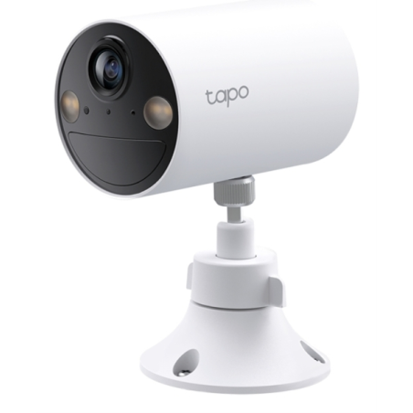 TP-Link Tapo TC82 Camara de Seguridad - Bateria 6400mAh - IP65 - WiFi - Vision Nocturna - Resolucion de 3Mpx - Color Blanco y Ne