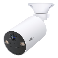 TP-Link Tapo TC82 Camara de Seguridad - Bateria 6400mAh - IP65 - WiFi - Vision Nocturna - Resolucion de 3Mpx - Color Blanco y Ne