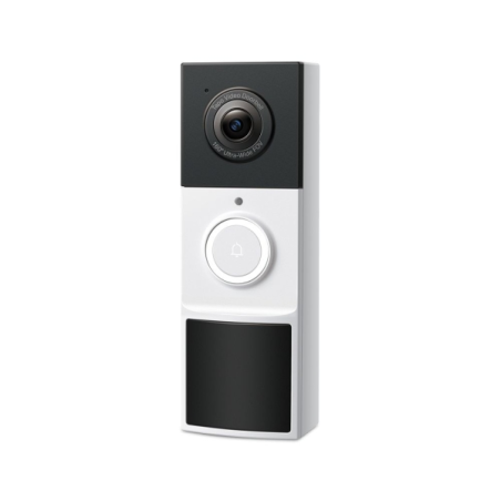 TP-Link Tapo TD21 Videoportero - Resolucion 2K 3Mpx - Bateria 6400mAh - Angulo de Vision 160º - IP65 - Recargable - WiFi - Visio