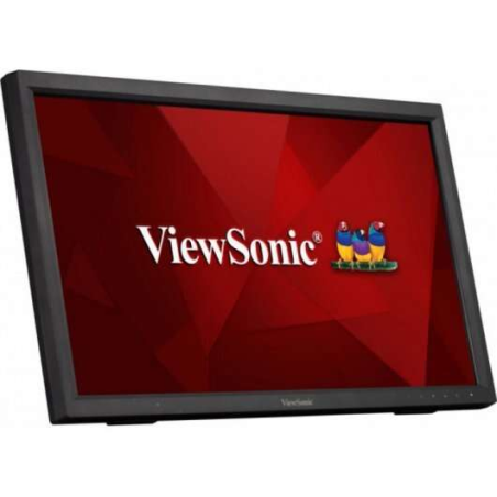 Moniteur à écran tactile LED ViewSonic 21,5" Full HD 1080p - Jusqu'à 10 points de contact - Réponse 5 ms - Haut-parleurs 4W - An