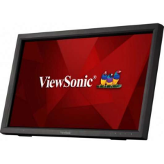 Moniteur à écran tactile LED ViewSonic 21,5" Full HD 1080p - Jusqu'à 10 points de contact - Réponse 5 ms - Haut-parleurs 4W - An