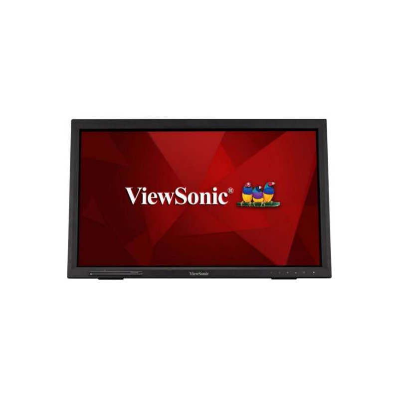 Moniteur à écran tactile LED ViewSonic 24" Full HD 1080p - Jusqu'à 10 points de contact - Réponse 7 ms - Haut-parleurs 4W - Angl