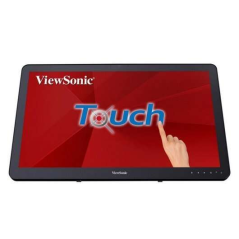Moniteur à écran tactile LED Full HD 24" ViewSonic - 10 points de contact - Haut-parleurs 5W - Angle de vision de 178º - USB, HD