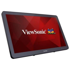 Moniteur à écran tactile LED Full HD 24" ViewSonic - 10 points de contact - Haut-parleurs 5W - Angle de vision de 178º - USB, HD