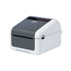 Imprimante d'étiquettes thermique USB Brother TD-4215D - Résolution 203 ppp - Vitesse d'impression 152,4 mm/s - Blanc/Gris
