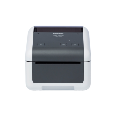 Imprimante d'étiquettes thermique USB Brother TD-4215D - Résolution 203 ppp - Vitesse d'impression 152,4 mm/s - Blanc/Gris
