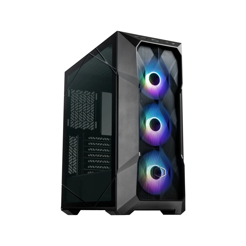 Boîtier gaming Cooler Master TD500 Mesh V2 - Façade en mesh - 3 ventilateurs CF120 ARGB - Côtés en verre trempé - Refroidissemen