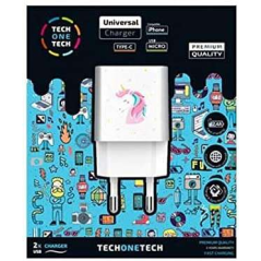 Chargeur mural double USB-A Unicorn Dream de TechOneTech - Haute performance