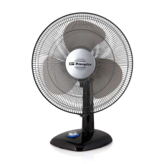 ventilateur de table noir oscillant